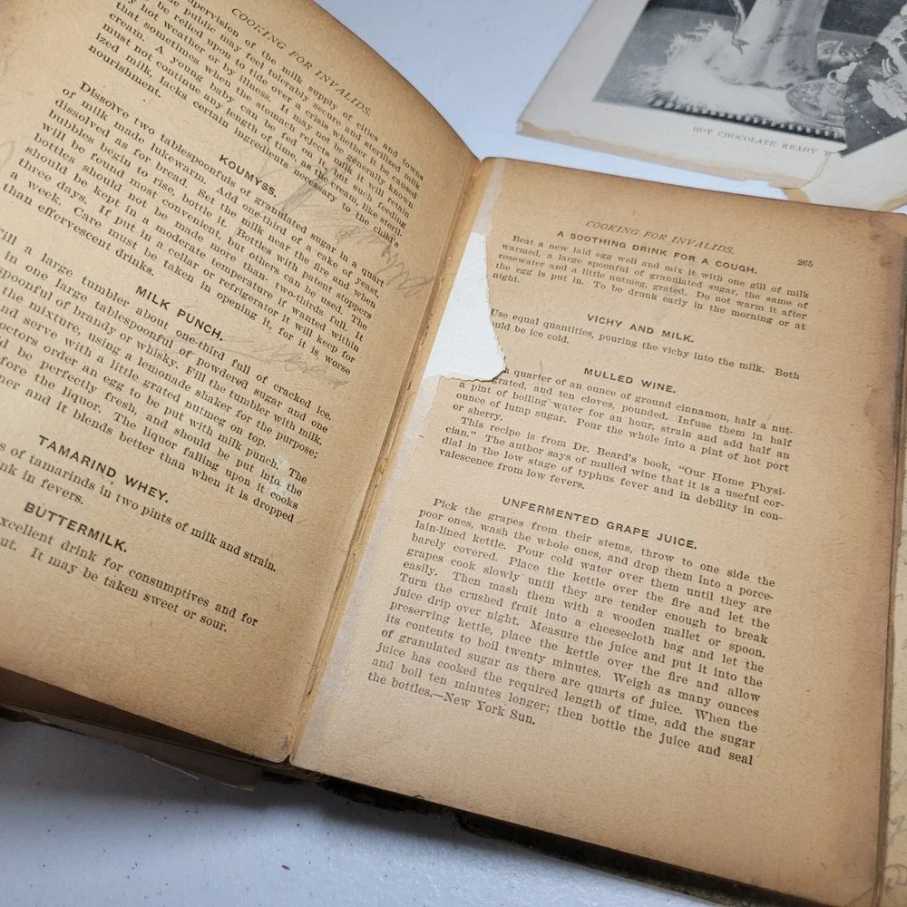 Grand Union 1902 Antique Cook Book Compton Hardcover‎ Vintage Recipes Fair